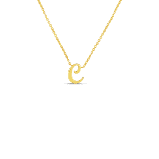Roberto coin initial sale necklace